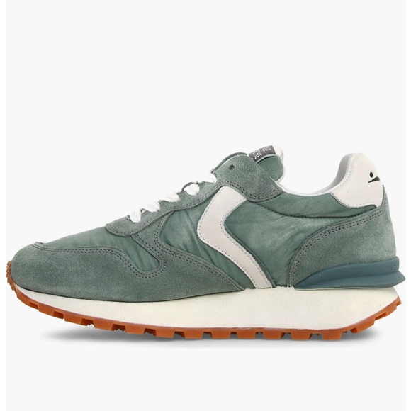 Voile Blanche Shoes - NWT VOILE BLANCHE PARIS Race Sneaker in Sage-Off White